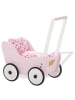 Pinolino Holz-Puppenwagen Prinzessin Lea in weiss,rosa