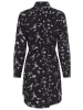 Tamaris Hemdblusenkleid in schwarz lila