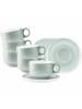 Seltmann Weiden 6er Set Milchkaffeetassen mit Untertassen Sento Home 350 ml in Aura mint
