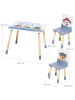 roba Kindersitzgruppe Paw Patrol, 2 Stühle & Tisch, Holz weiß