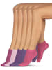 normani 15 Paar Sneakersocken American in Hellrosa/Rosa/Pink/Lila/Violett