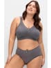 sheego Entlastungs-BH in graphit + orchidee