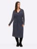 sheego Blumenkleid in tiefblau-bedruckt