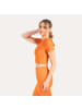 SMILODOX Crop Shirt Kenna in Orange