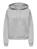 ONLY Kapuzenpullover in Light Grey Melange