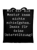 Mr. & Mrs. Panda Uni Tasche Spruch Beste Mentor mit Spruch in Schwarz