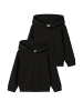 name it Kapuzenpullover 2er-Set Sweat Hoodie Große Kapuze in Schwarz-2