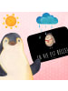 Mr. & Mrs. Panda Badematte Eule Frankreich mit Spruch in Schwarz