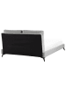 Beliani 2-tlg Doppelbett MELLE in Grau/Schwarz