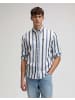 Lee Langarmhemd Lee Button Down in Tonal Rivet Navy Stripe