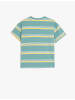 KOTON TSHIRT SS in Grün Gestreift