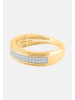 Diamant Exquis Ring aus 375 Gelbgold mit Diamant