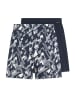 Schiesser Boxershorts Single-Jersey in Dunkelblau