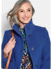 GOLDNER Elegante Kurzjacke mit Stehkragen in royalblau