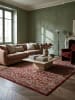 KADIMA DESIGN Teppich Kurzflor Strapazierfähig GLAZERT Berber Wohnzimmer in Rot