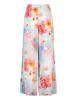 Vera Mont Marlene-Hose mit Blumenprint in Blue/Rosé