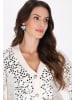faina Damen Cardigan in Wollweiss