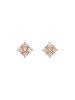 gaya Women Earrings in Rose Gold White