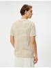 KOTON T-shirt in Kamelfeder