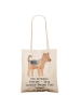 Mr. & Mrs. Panda Tasche Airedale Terrier mit Spruch in Creme
