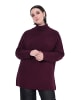 Ulla Popken Pullover in dunkel weinrot