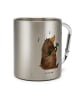 Mr. & Mrs. Panda Kaffeetasse Bär Lied ohne Spruch in Silber