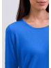 CASH-MERE.CH Rundhals Pullover in Dazzling Blau