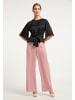 usha BLACK LABEL Damen Marlenehose in Dunkelrosa