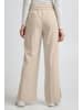 b. young BYDANTA SLIT PANTS - HEAVY WOVEN Regular fit in Cement
