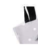 Mr. & Mrs. Panda Tote Bag Axolotl Schwimmen mit Spruch in Grau Pastell