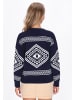 IZIA Women Sweater in navy