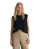 Marc O'Polo Ärmellose Strickweste slim in Deep Night Blue