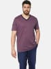 Charles Colby Doppelpack T-Shirt EARL EDELEY in lila dunkelblau