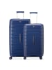 Roncato B-Flying Trunk 4 Rollen Kofferset 2-teilig blau