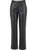 Urban Classics Trousers - Leather - Faux Leather in black
