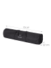 relaxdays 2 x Geschenkpapier Aufbewahrung in Schwarz - (H)79 x Ø 22 cm