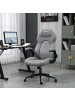 Vinsetto Bürostuhl-65,5L x 69,5B x 112-122H cm-Hellgrau