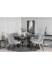 ebuy24 Essgruppe Copenhagen 6 Hellgrau 140 x 140 cm