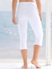 Sieh an! Capri-Leggings in weiß