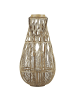 Beliani Laterne TONGA in Braun - (W) 39 x (H) 77 x (L) 39 cm