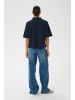 Kaffe Kurzarmhemd KAnaya Loose fit in Midnight Marine