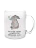 Mr. & Mrs. Panda Kaffeetasse Elefant Biene mit Spruch in Transparent
