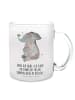 Mr. & Mrs. Panda Teetasse Elefant Biene mit Spruch in Transparent