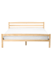 Beliani Doppelbett ECHALLON in Braun - (W) 167 x (H) 71 x (L) 208 cm