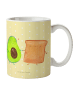 Mr. & Mrs. Panda Teebecher Avocado Toast ohne Spruch in Gelb Pastell