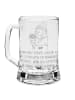 Mr. & Mrs. Panda Bierseidel Pinguin Winter Pommes mit Spruch in Transparent