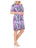 NORMANN Kurzarm Nachthemd floraler Print - 85607 in lila