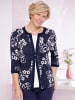 WITT WEIDEN Shirt in orchidee-marine-bedruckt