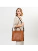 Farmhood Memphis Handtasche Leder 37 cm Laptopfach in cognac