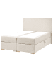Beliani Boxspring Bett MAJOR in Beige - (W) 191 x (H) 109 x (L) 212 cm